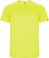 Chemise de sport ECO unisexe jaune fluo manches courtes 'Imola' marque Roly taille 116/8