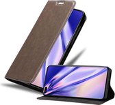 Cadorabo Hoesje geschikt voor Huawei P40 in KOFFIE BRUIN - Beschermhoes met magnetische sluiting, standfunctie en kaartvakje Book Case Cover Etui