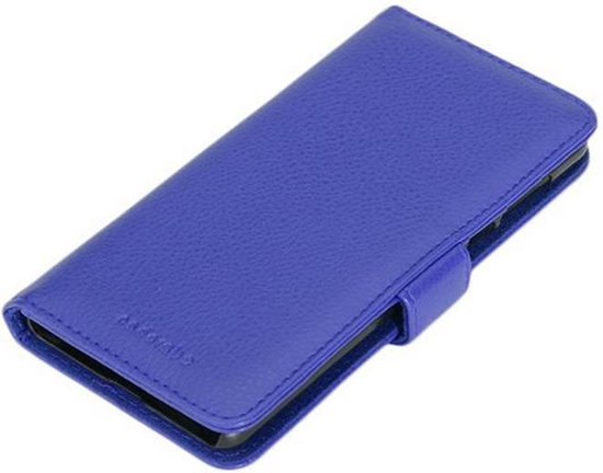 Coque Cadorabo pour Nokia 5 2017 en BLEU NEPTUNE - Coque de protection avec fermeture magnétique et 3 emplacements pour cartes