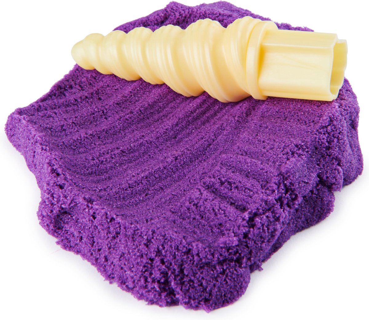 Kinetic Sand - Kristal Zeemeermin-speelset met 481 g goudkleurig glinsterend orig ineel kinetisch zandmet opbergbak en gereedschap - Sensoriche speelgoed — afbeelding 9