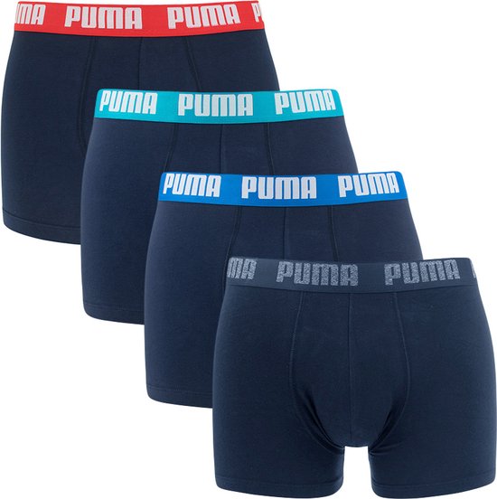 PUMA 4P boxers basic combi blauw - L