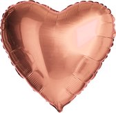 Valentijn Versiering I Love You Hartjes Ballonnen Valentijn Decoratie Folie Ballon Hart Rose goud 60 Cm XL Formaat – 1 Stuk