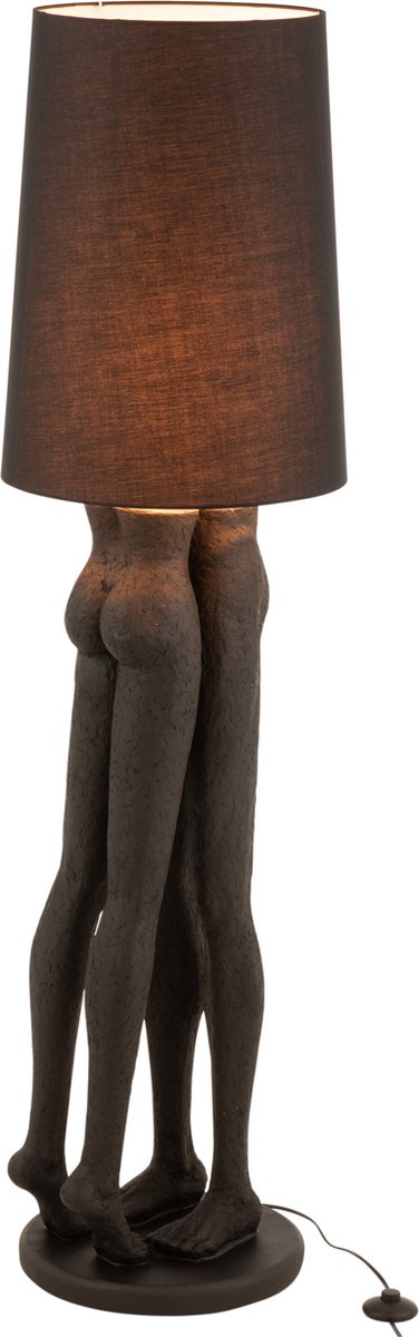 LAMPE COUPLE POL NOIR L (36x36x155.5cm) | bol.com
