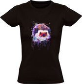 Egel Dames T-shirt | dier | verf | schilder | schattig | cute | dierendag