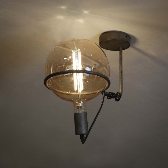 Plafondlamp Saturn - Oud zilver - excl. lichtbronnen