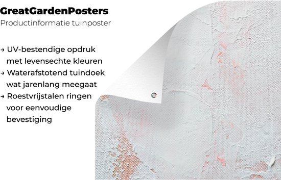 Décoration de Jardin Peinture - Abstrait - Design - 40x30 cm - Toile de jardin - Poster extérieur