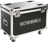 lightmaXX TOUR CASE 4x VECTOR Beam 2.0 - Voor moving heads