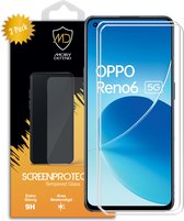 2-Pack Oppo Reno6 Screenprotectors - MobyDefend Case-Friendly Gehard Glas Screensavers - Glasplaatjes Geschikt Voor Oppo Reno6