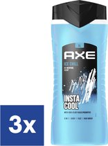 Axe Men Ice Chill 3in1 Douchegel - 3 x 400 ml