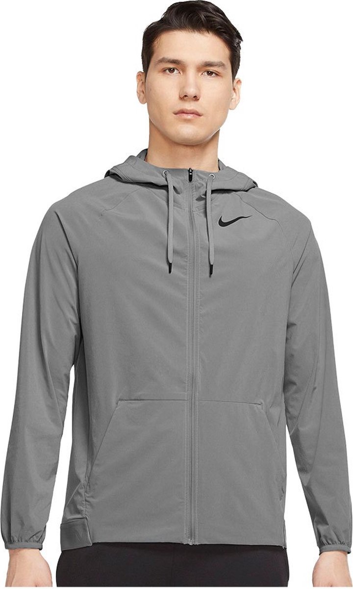 Nike Pro Dri Fit Flex Vent Max Jasje Mannen Grijs