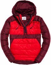 SUPERDRY Descent Quilted Overhead Jacket Homme Rouge - Taille XL