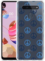 LG K51S Hoesje Peace - Designed by Cazy