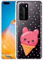 Huawei P40 Pro Hoesje Ice cone Designed by Cazy