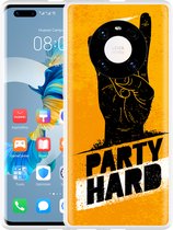 Huawei Mate 40 Pro Hoesje Party Hard 2.0 Designed by Cazy