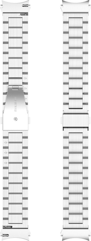 Bracelet en acier - convient pour Samsung Galaxy Watch 4/Watch 4 Classic/Watch 5/Watch 5 Pro - argent