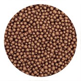 BrandNewCake® Chocolade Crispy Pearls - Goud-Brons 600g - Crispy Parels - Taartdecoratie en Taartversiering