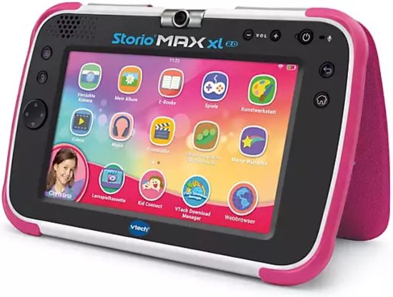 Storio Max XL 2.0 Roze - 7 inch - Kindertablet