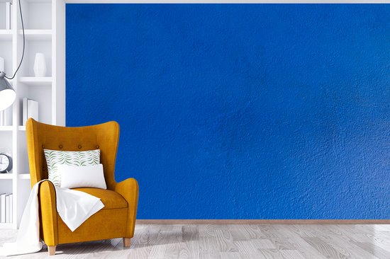 Texture d'un fotobehang mur bleu foncé
