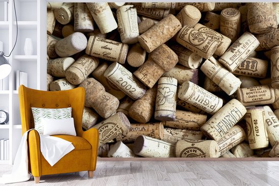 Une grande quantité de fotobehang en liège