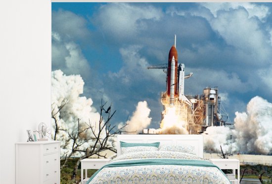 Papier peint - Papier peint Papier peint photo - Lancement de fusée - Largeur 325 cm x hauteur 260 cm