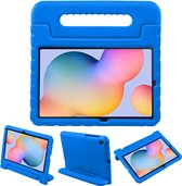 iMoshion Tablet Hoes Kinderen Geschikt voor Samsung Galaxy Tab S6 Lite (2022) / Tab S6 Lite - iMoshion Kidsproof Backcover met handvat - Blauw