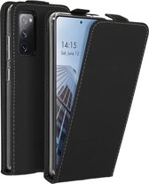 Accezz Hoesje Geschikt voor Samsung Galaxy S20 FE Hoesje Met Pasjeshouder - Accezz Flipcase - Zwart