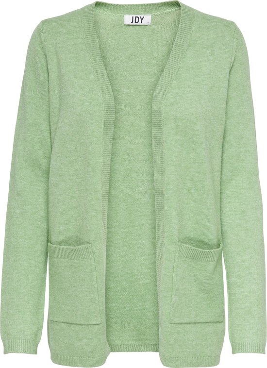 JDY - Jdysuper 2/4 Cardigan Knt - 5086561 French Vanilla Silver Button