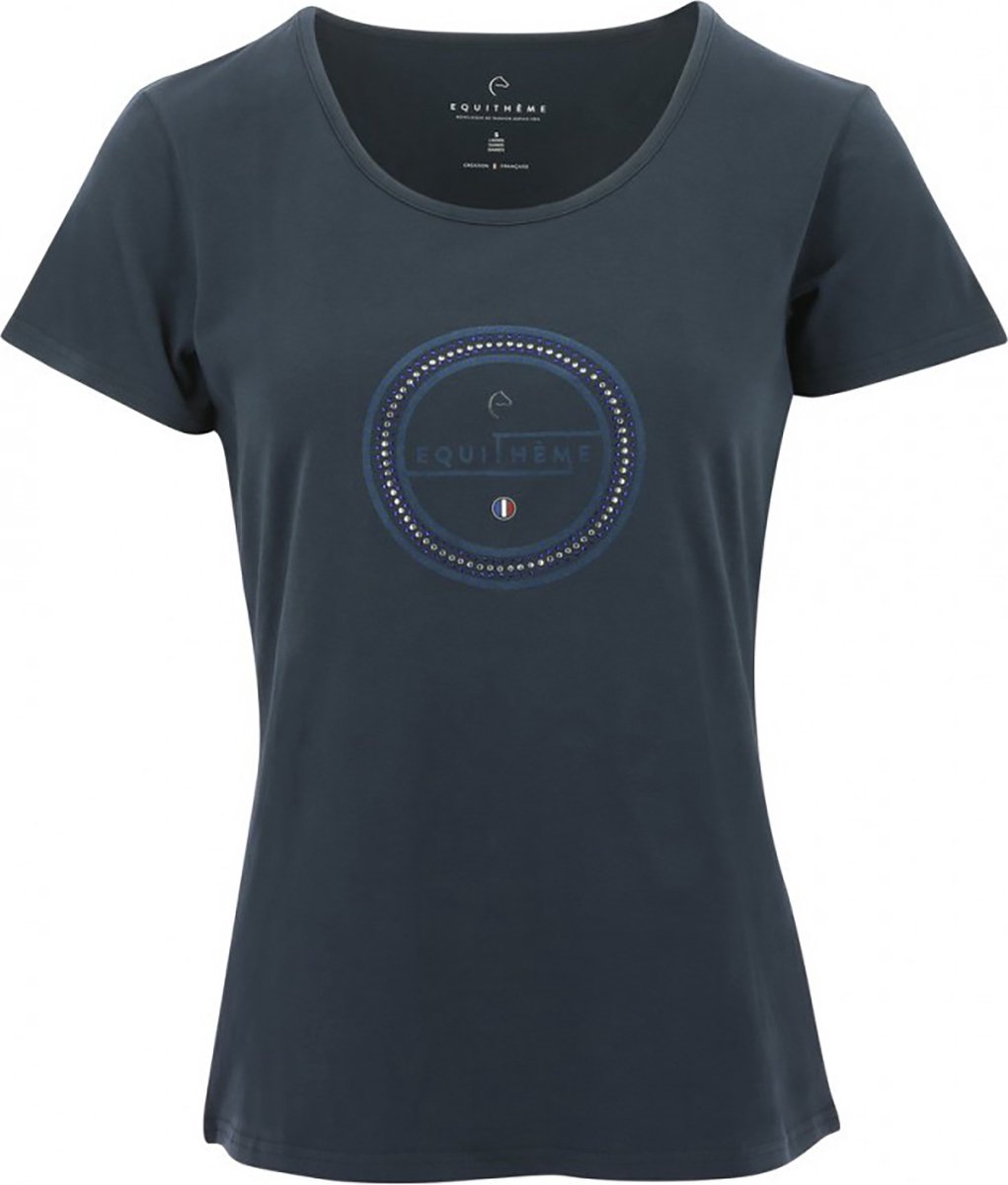 Equitheme T-shirt Anna - maat L - Navy