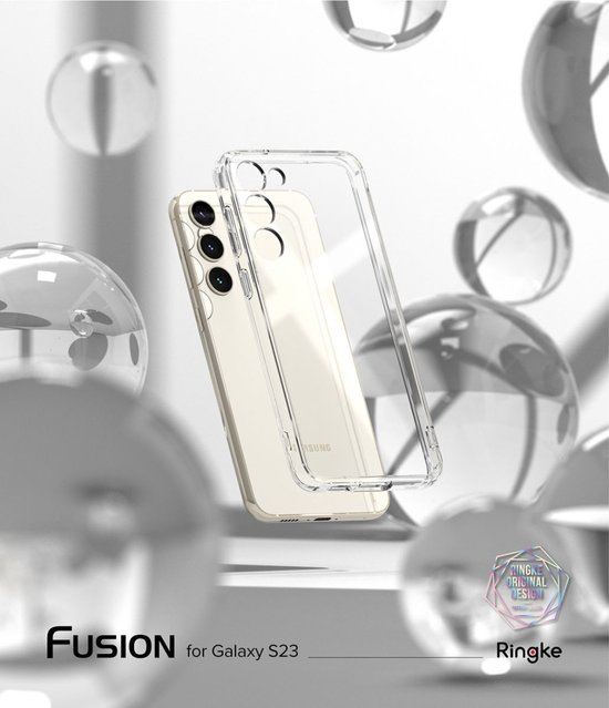 Coque Samsung Galaxy S23 Ringke Fusion Transparente