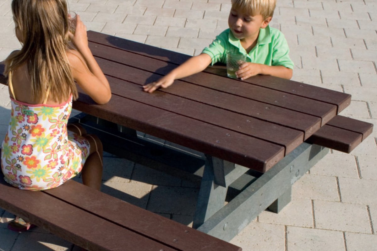 Rockwood® Picknicktafel Zwaar Kunststof Junior (83kg) 1.20m
