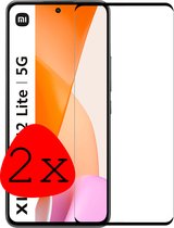 Screenprotector Geschikt voor Xiaomi 12 Lite Screenprotector Beschermglas Full Cover - Screenprotector Geschikt voor Xiaomi 12 Lite Screen Protector Full Cover - 2 Stuks