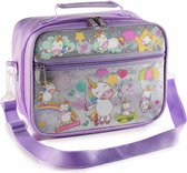 Boîte à lunch/sac isotherme pour Enfants - Violet - Unicorn - Sac à bandoulière - 4 litres