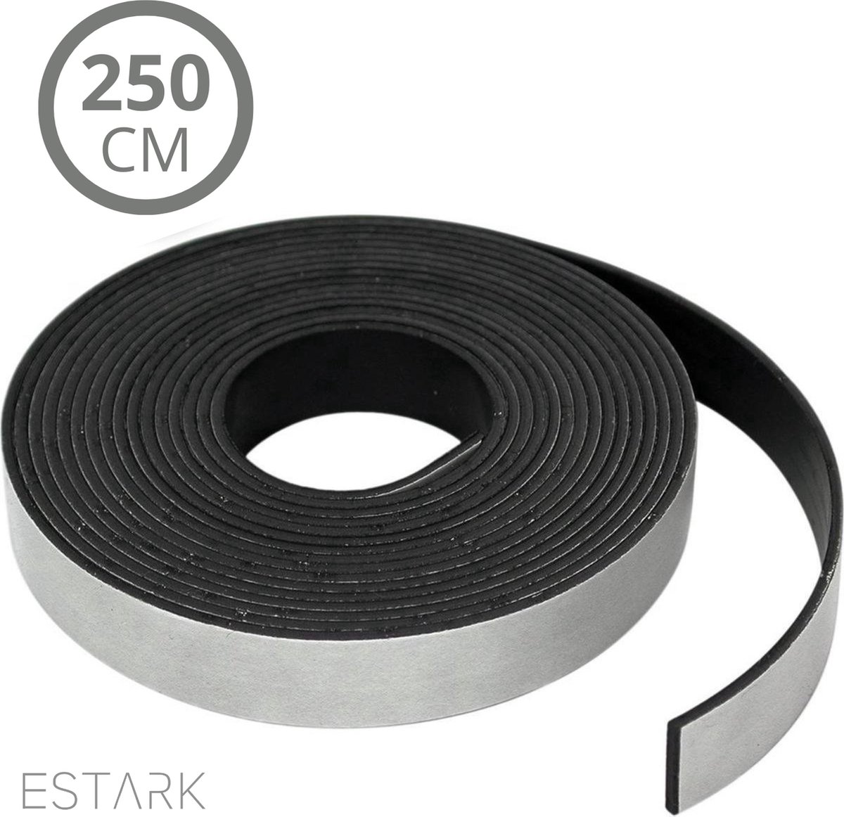 ESTARK® Magneetstrip zelfklevend - 250cm lang - Magneettape - Magneetband zelfklevend - ESTARK