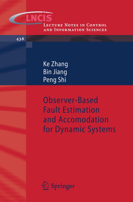 Observer-based Fault Estimation and Accomodation for Dynamic ... - cover