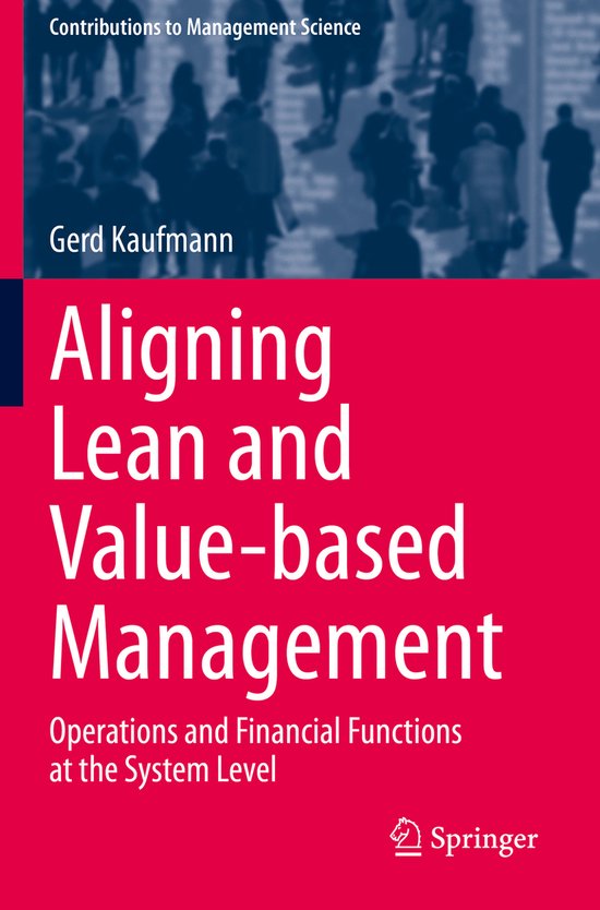 Aligning Lean and Value based Management - cover