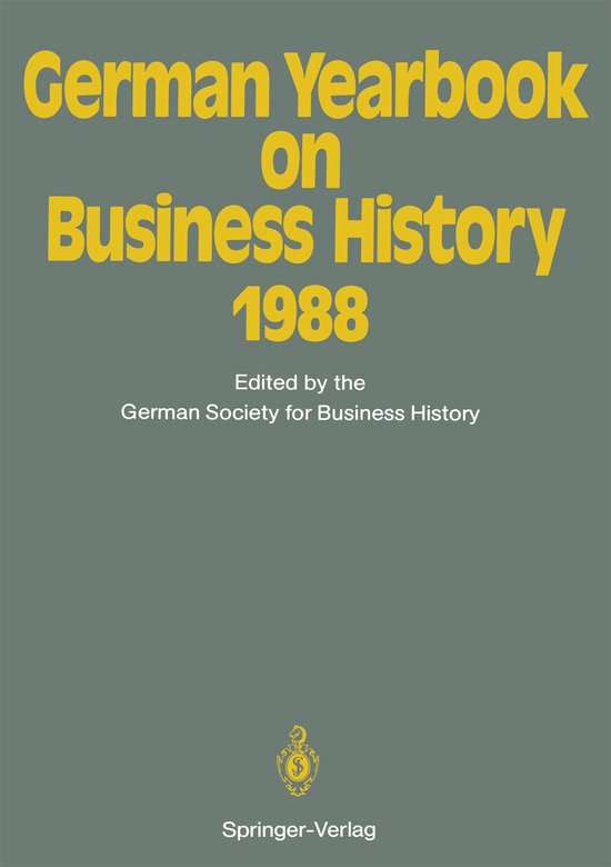 German Yearbook on Business History 1988 - cover