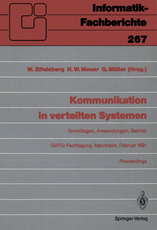 Kommunikation in Verteilten Systemen - cover