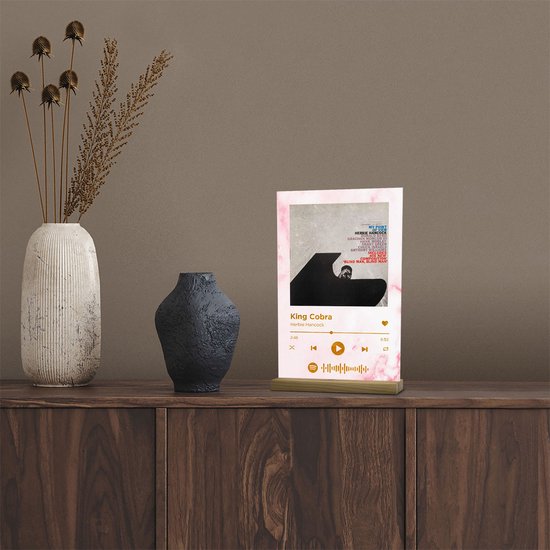 Songr Spotify Muziek Bordje King Cobra Herbie Hancock 20x30