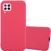 Cadorabo Hoesje geschikt voor Huawei NOVA 6 SE / P40 LITE / NOVA 7i in CANDY ROOD - Beschermhoes gemaakt van flexibel TPU silicone Case Cover