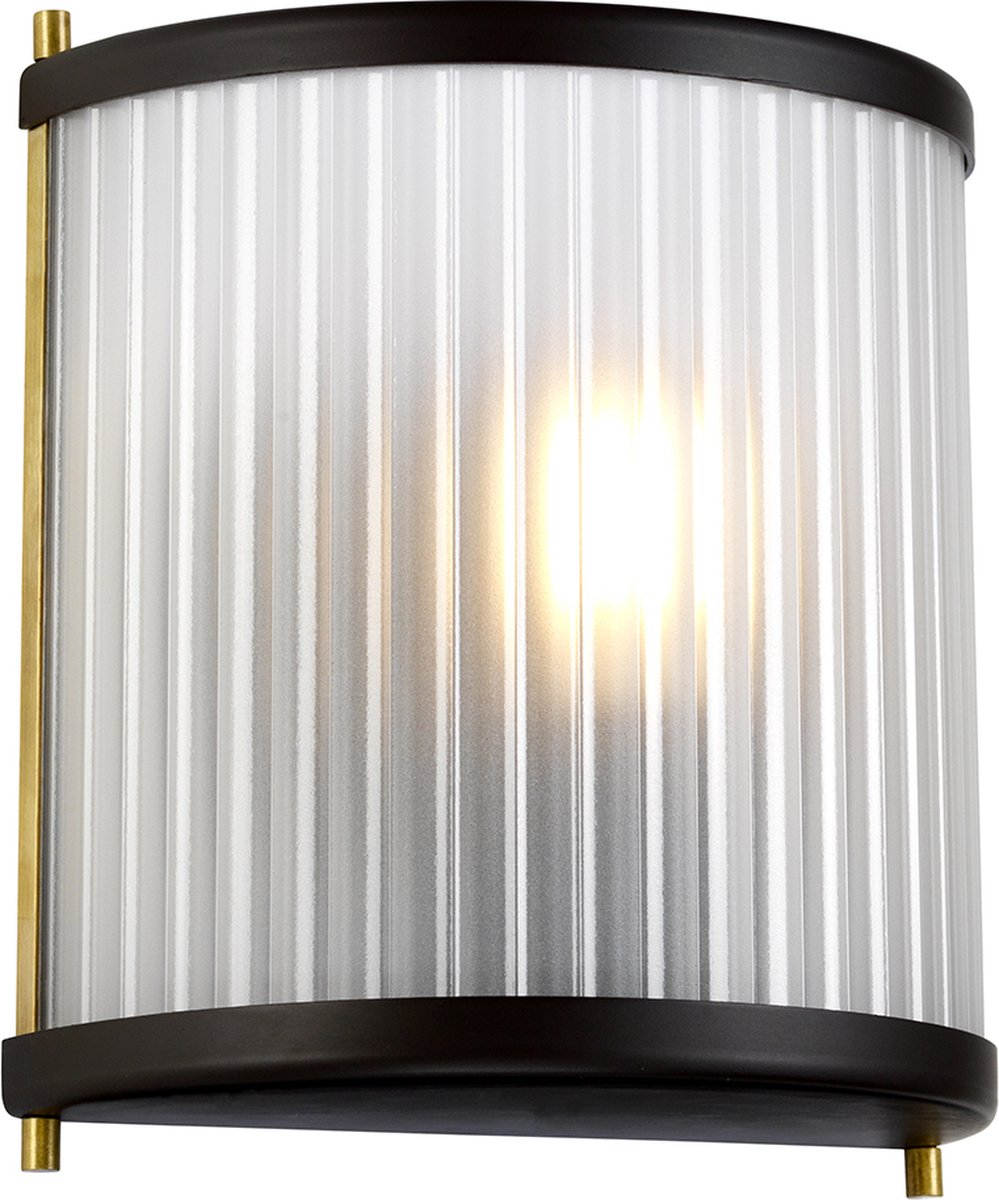 Steady Lighting - Wandlamp - Bruin - 10.5 x 21 x 0 cm- Geschikt voor woon en eetkamer