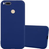 Cadorabo Hoesje geschikt voor Xiaomi Mi A1 / Mi 5X in CANDY DONKER BLAUW - Beschermhoes gemaakt van flexibel TPU silicone Case Cover