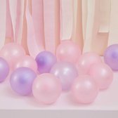 Ballonnen Set Mini Roze & Lila - 40 stuks / GINGER RAY / ECO FRIENDLY / PASTEL KLEUREN / BALLONNEN SET PASTEL TINTEN