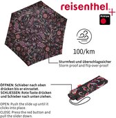 Bol.com Reisenthel Umbrella Pocket Mini Opvouwbare Mini Paraplu - ø 97 cm - Paisley Zwart aanbieding