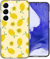 iMoshion Hoesje Geschikt voor Samsung Galaxy S23 Plus Hoesje Siliconen - iMoshion Design hoesje - Geel / Lemons