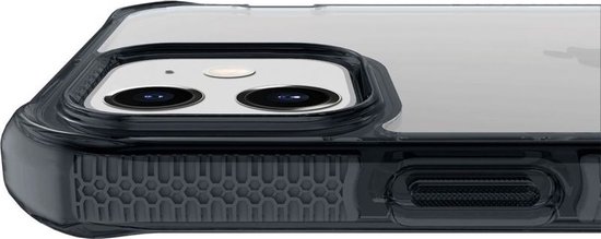 Coque ITskins Supreme Clear pour Apple iPhone 12 Pro Max - Protection niveau 3 - Transparent/ Zwart