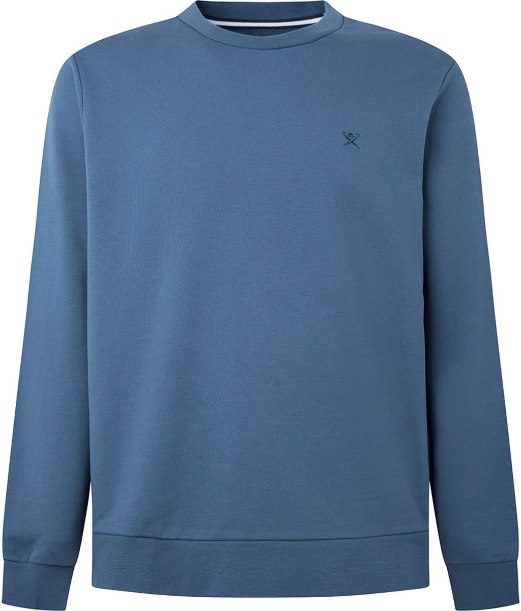 HACKETT London Logo Sweatshirt Heren - Ensign Blue - XXL