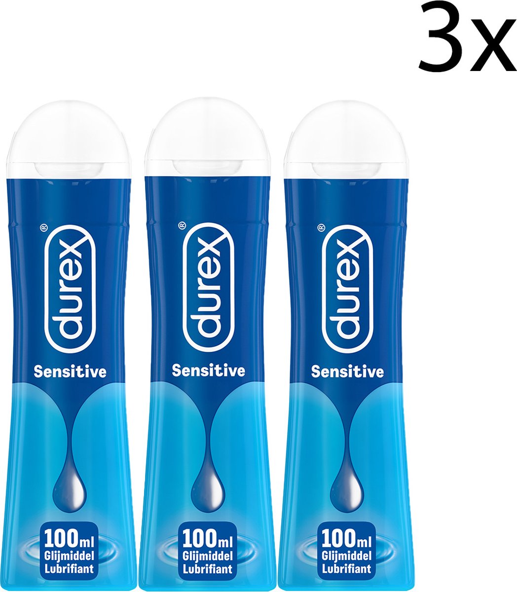 Goedkoopste 3 Flacons Durex Play Feel Glijmiddel 100ml