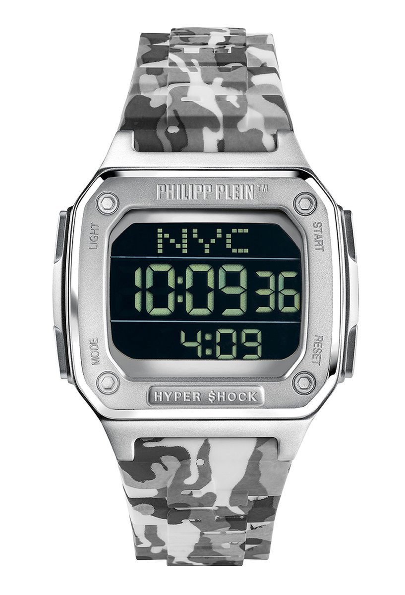 Philipp Plein Hyper $Hock PWHAA1522 Horloge - Siliconen - Multi - Ø 44 mm
