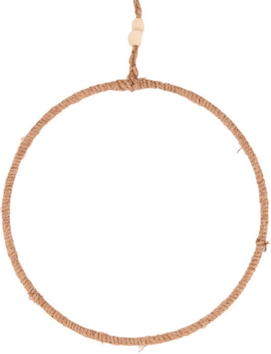 Metalen touw ring 38cm