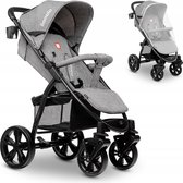 Bol.com Lionelo Annet Plus - Kinderwagen 2in1 - inklapsysteem - XXL dakje - tot 22 kg aanbieding